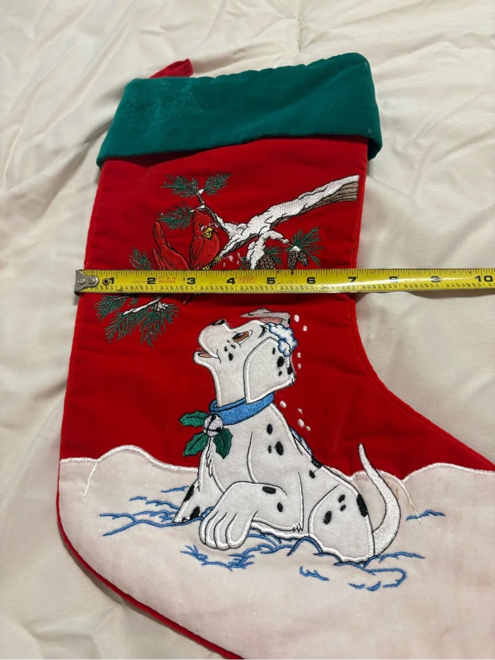Vintage Disney 101 Dalmatians Disney stocking